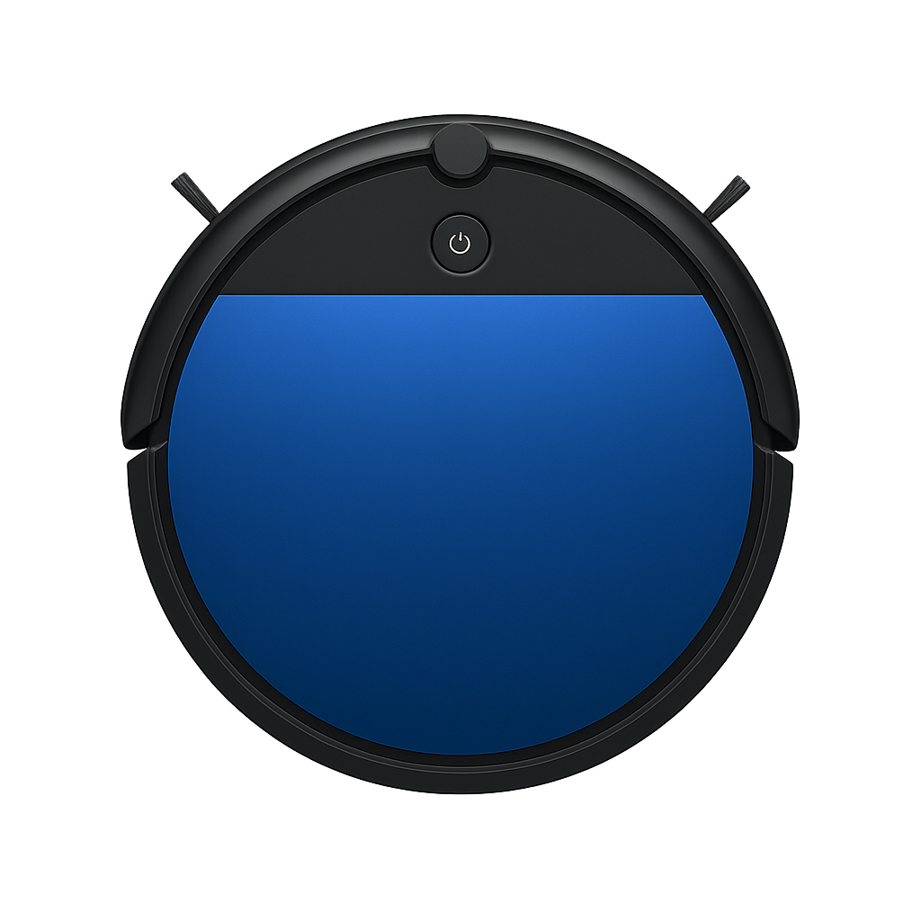 A black roomba vacuum cleaner